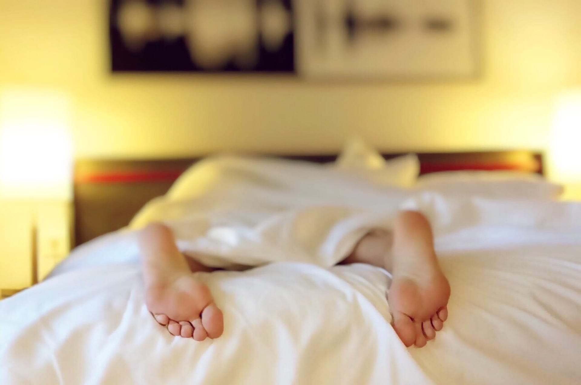 Person in bed