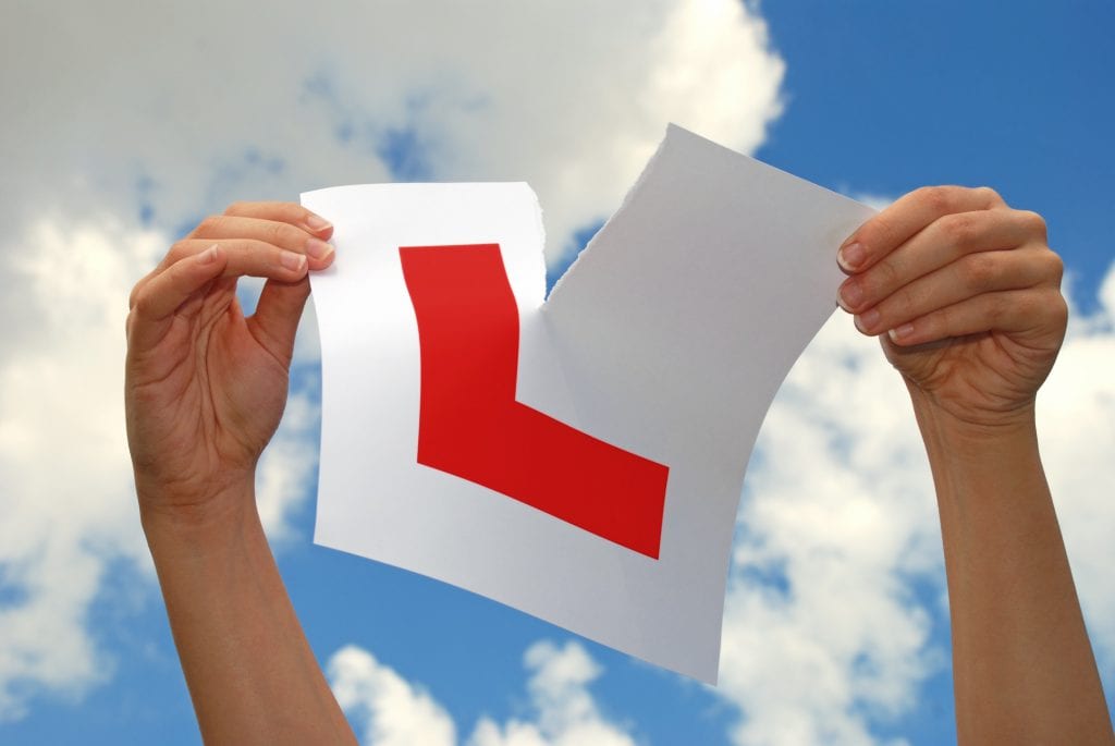 L Plate for learner driver