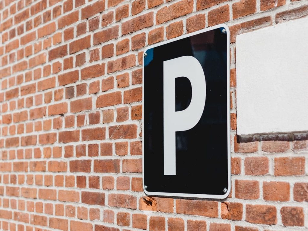 Parking sign