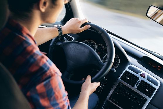 Driving guide close-up