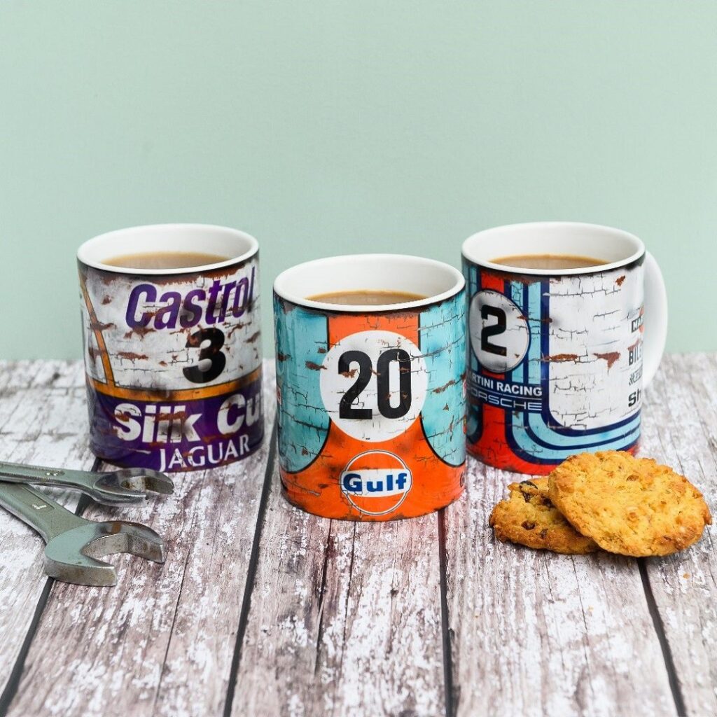oil can mugs