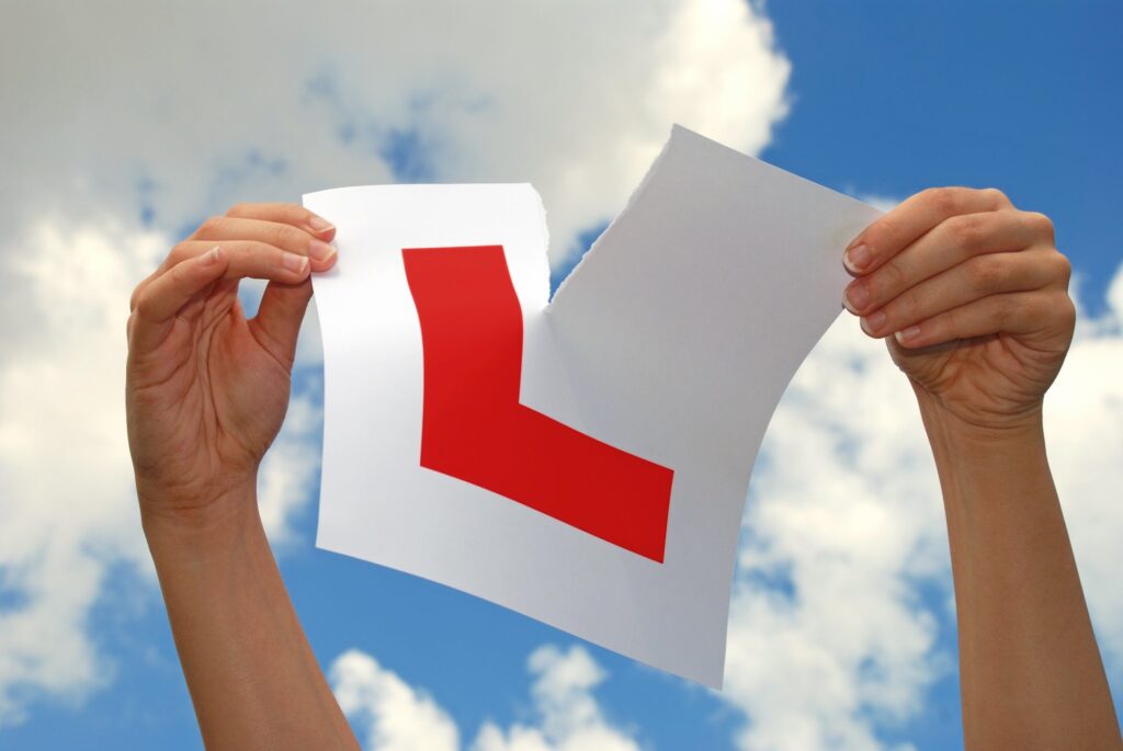 Tearing up L Plate