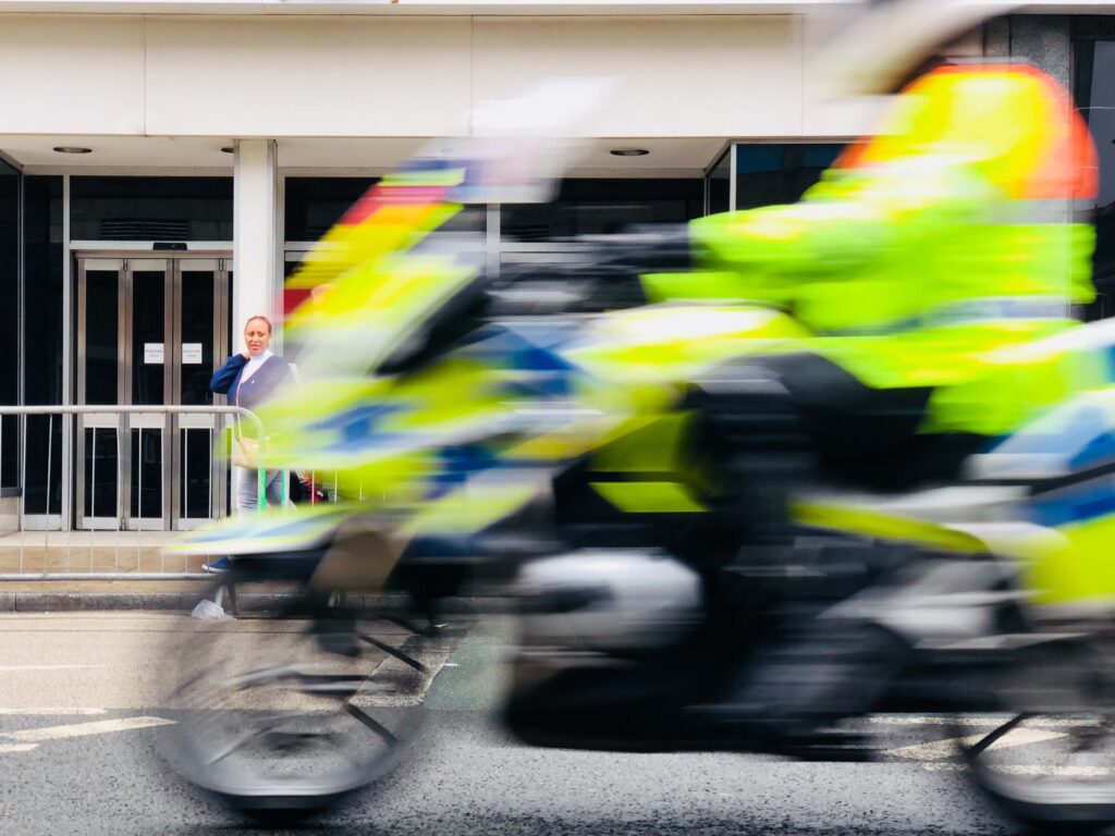 Police motorbike