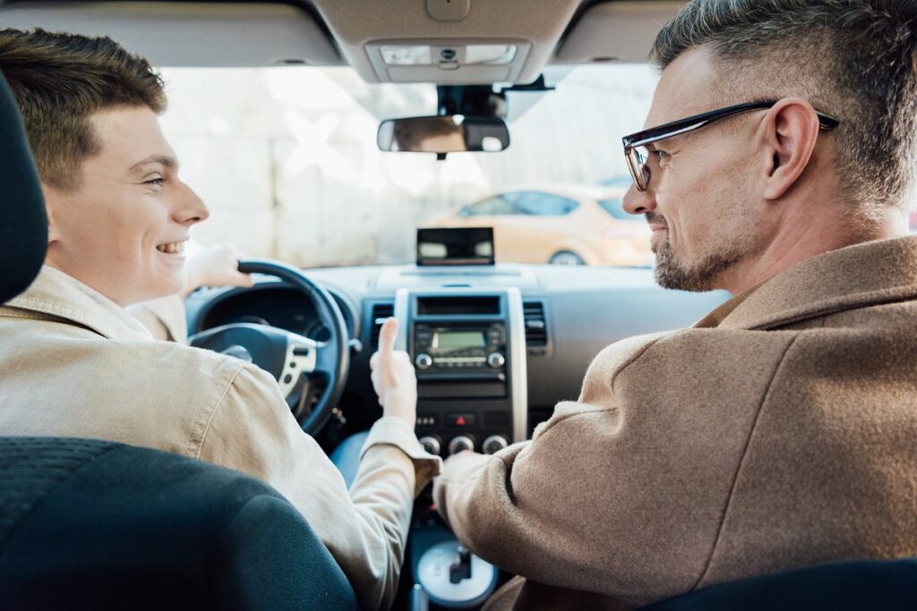 Driving parent's car