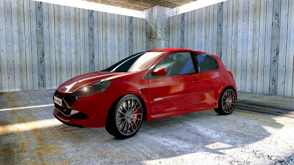 Red car Renault