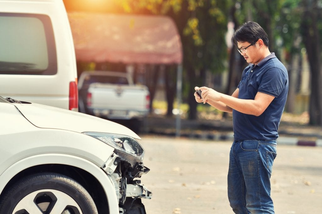 Recording the evidence of a hit and run