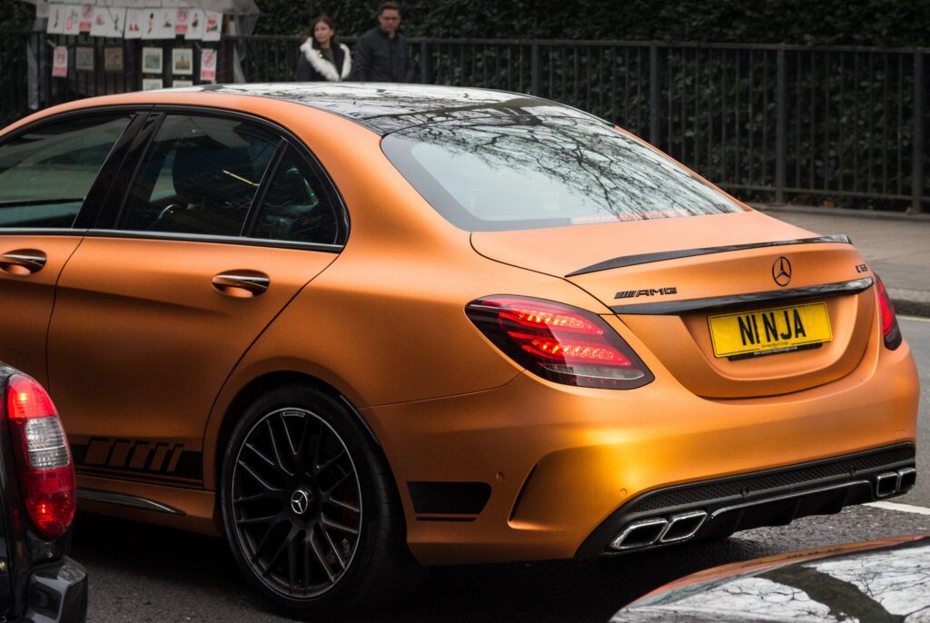 Personalised number plate Ninja