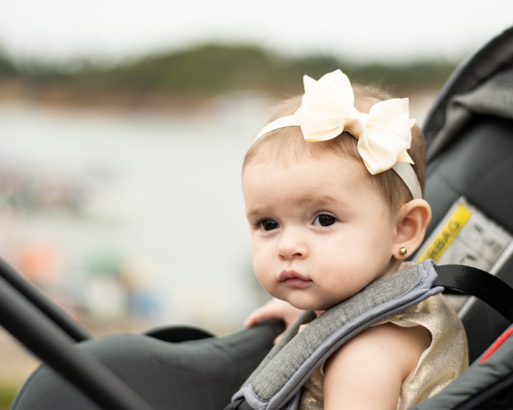 Baby in car seat