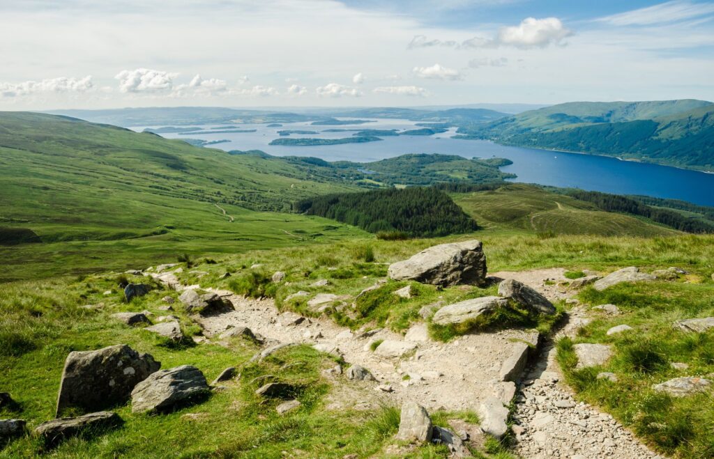 View over Loch Lomond, Scotland