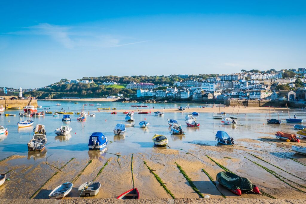 boats in the harbour