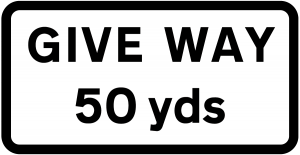 give way road sign
